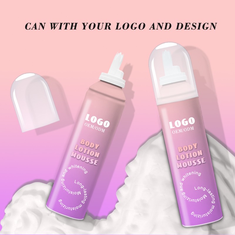 Após o banho, mousse de loção corporal é a chave para cuidar da pele