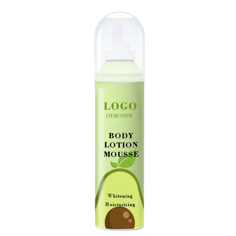 Mousse de loção para o corpo da pele seca de beleza limpa