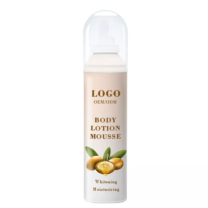 Mousse de loção para o corpo de hidratação do iluminação de nuvens