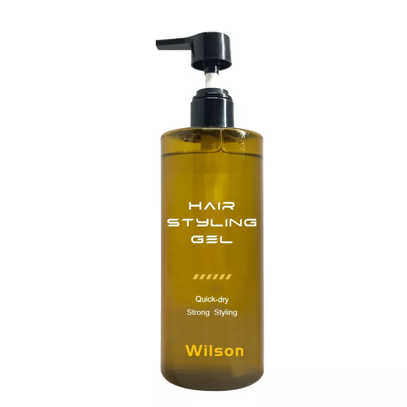 Gel de estilo de cabelo de alto brilho livre de acehol