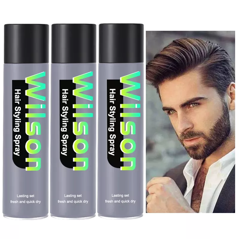 Spray modelador de cabelo leve e macio