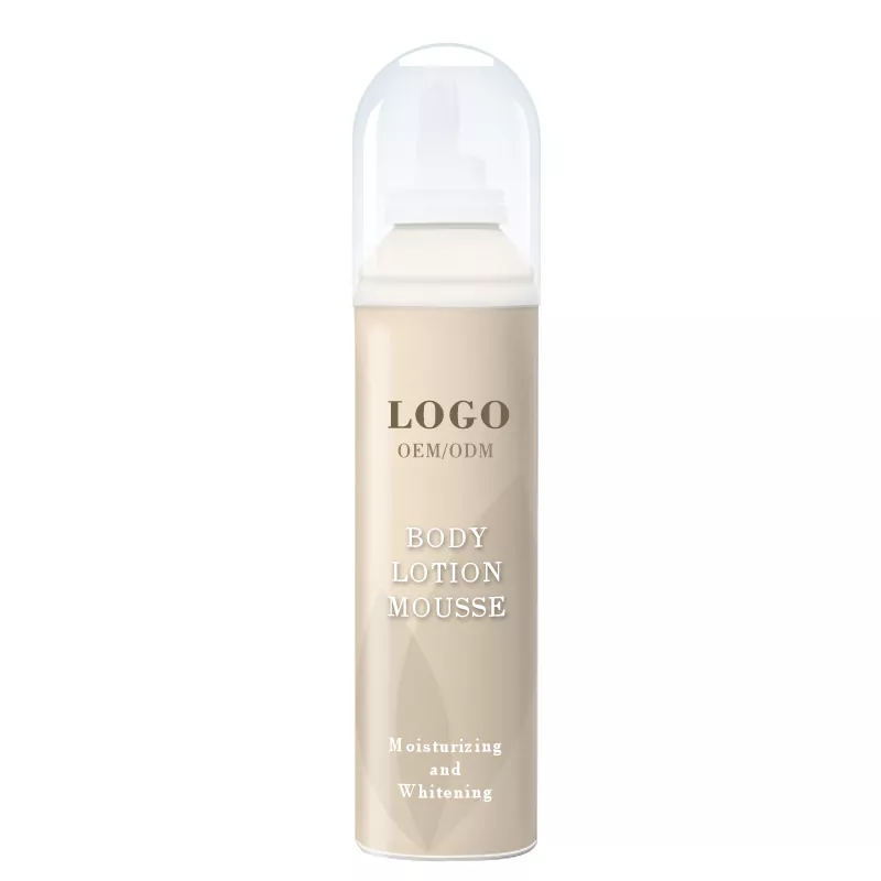 Fragrância duradoura nutrir mousse de loção para o corpo